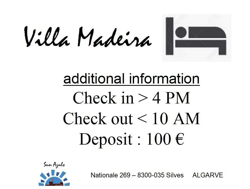 Guest house Villa Madeira Silves Portugal